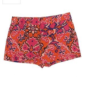 Ann Taylor LOFT Linen Abstract Shorts